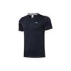 Li Ning Running Collection T Shirts Men's Black Crew Neck Moderate Straight Fit ATSR257-5