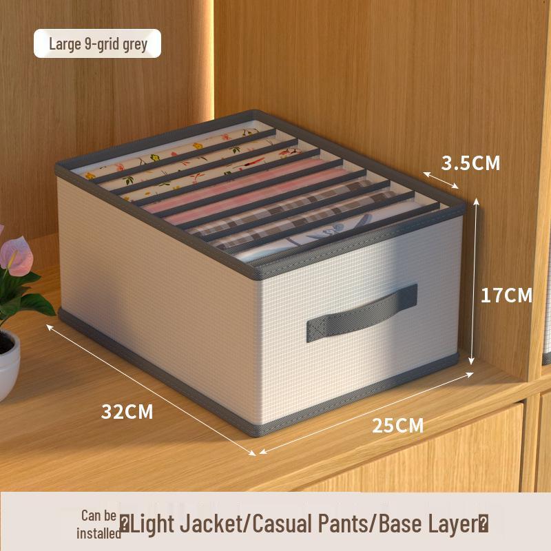 Foldable Large-Capacity Wardrobe Storage Box with Drawer Organizer