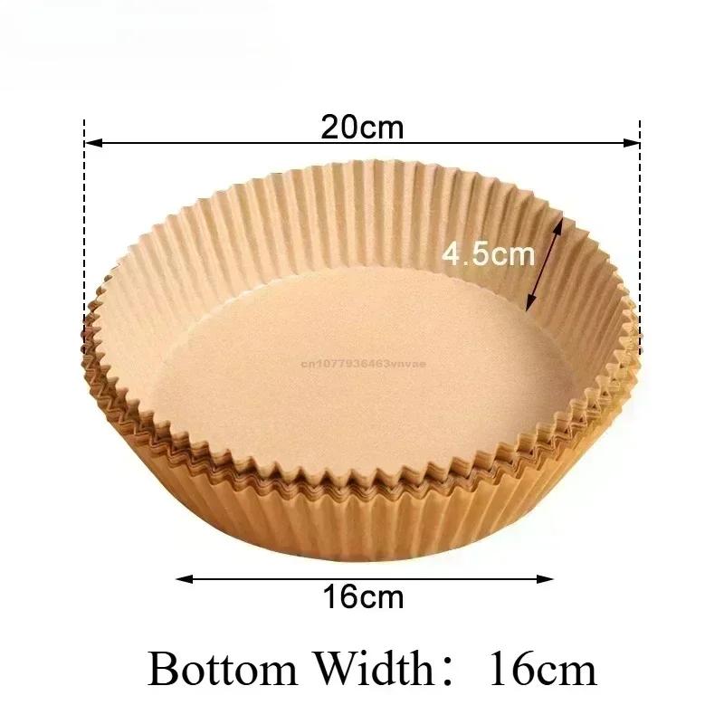 

Cooking Paper Air Fryer Disposable Paper Square Round Baking Barbecue Plate NonStick Mat Kitchen Oven Oil Absorbing Paper Tool 50PCS