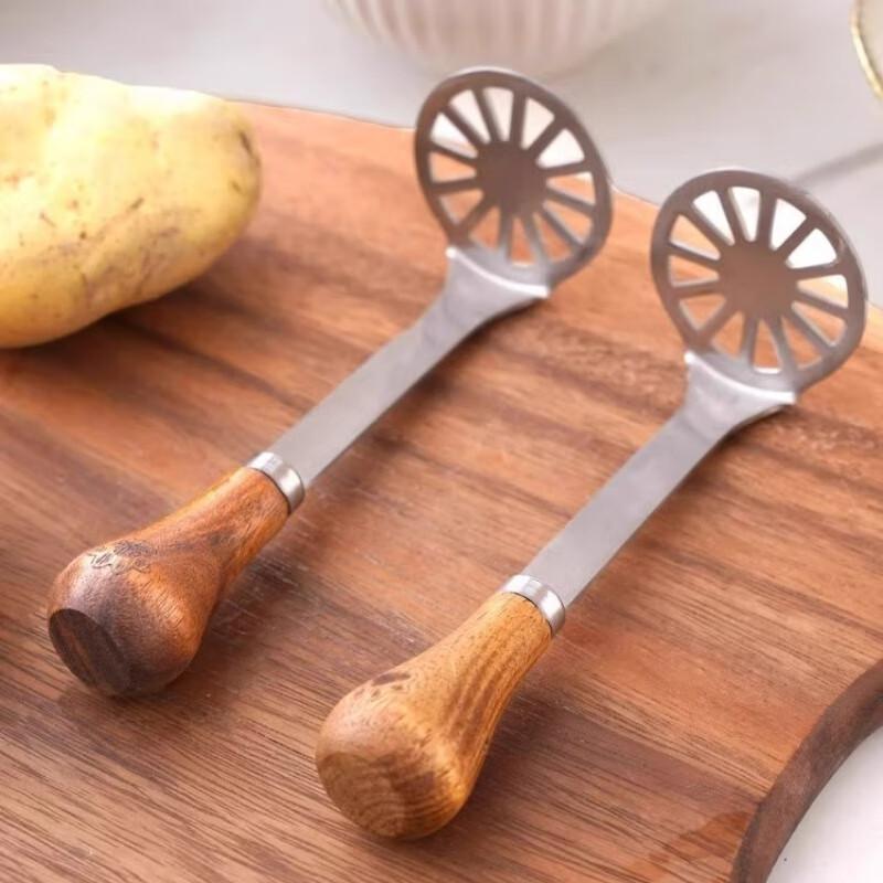 

Stainless Steel Wooden Handle Potato Masher