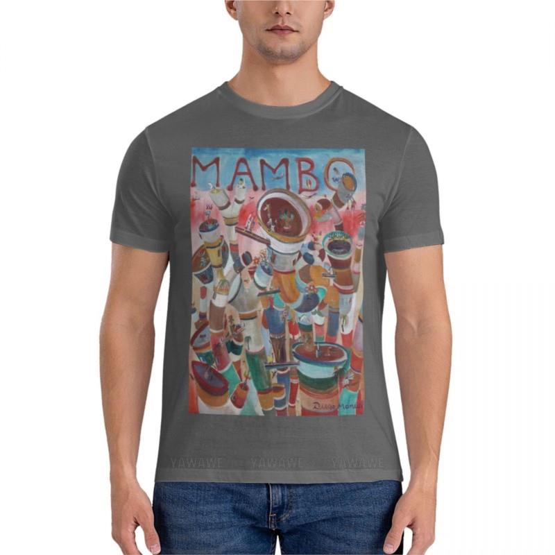 

Mambo Active T-Shirt new edition t shirt blank t shirts cotton top tees mens t-shirt 3XL