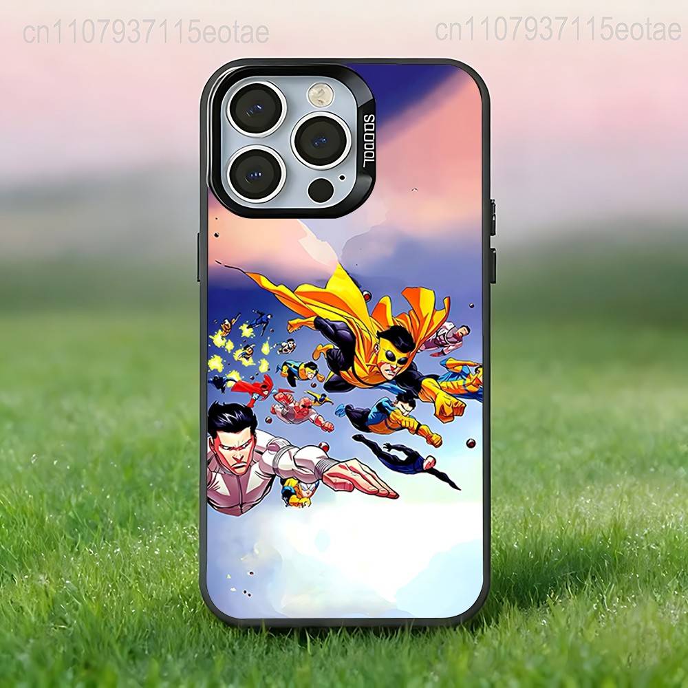 Adult animation l-Invincible  Phone Case For iPhone 17,16,15,14,13,12,11,Pro,Max,Plus,E,Air,Mini Anti Fall Black  Bumper
