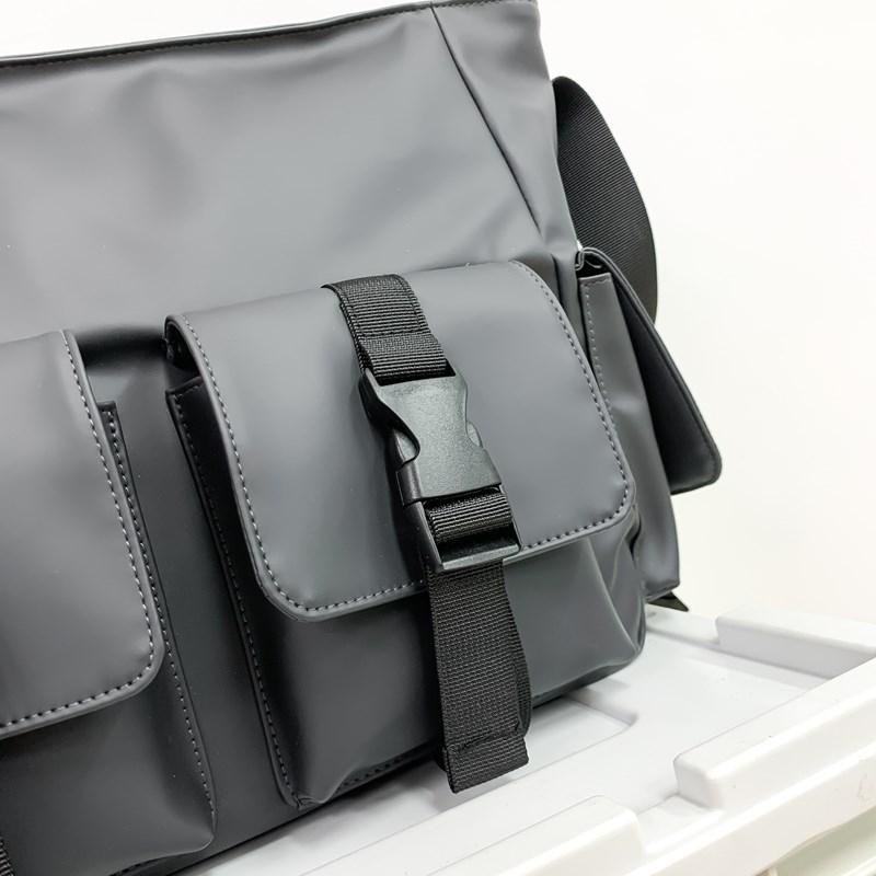 Minimalist Tactical Messenger Bag for Men Women – Water-Resistant Shoulder Bag with Multiple Pockets