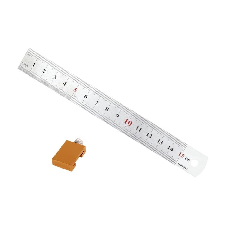 

Accuracy Engineered Woodworking Measuring Scale Build with Resistant Aluminum Positioning Block Carpentry Ruler