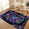 Music Theme Soft Crystal Velvet Rug Custom Name & Text Print Non Slip Floor Rug for Bedroom Living Room