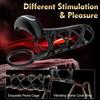 Vibrating Cock Ring Penis Extender Sleeve Male Penis Vibrator Delay Ejaculation Wireless Control Adult  Sex Toys for Men Couples
