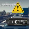 Auto Drahtloses Head-Up-Display Solar-GPS Digitaler Tacho mit LCD-Bildschirm Überdrehzahl-Alarm KMH/MPH Zeit/Höhe/Temperatur