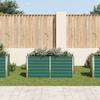 Tuin Verhoogd Bed Gegalvaniseerd Staal 160 x 40 x 77 cm Groen