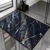 Marble Texture Pattern Entrance Doormat Floor Mat for Bathroom Non Slip Bath Mats Soft Carpet Shower Tub Outdoor Doormats Decor