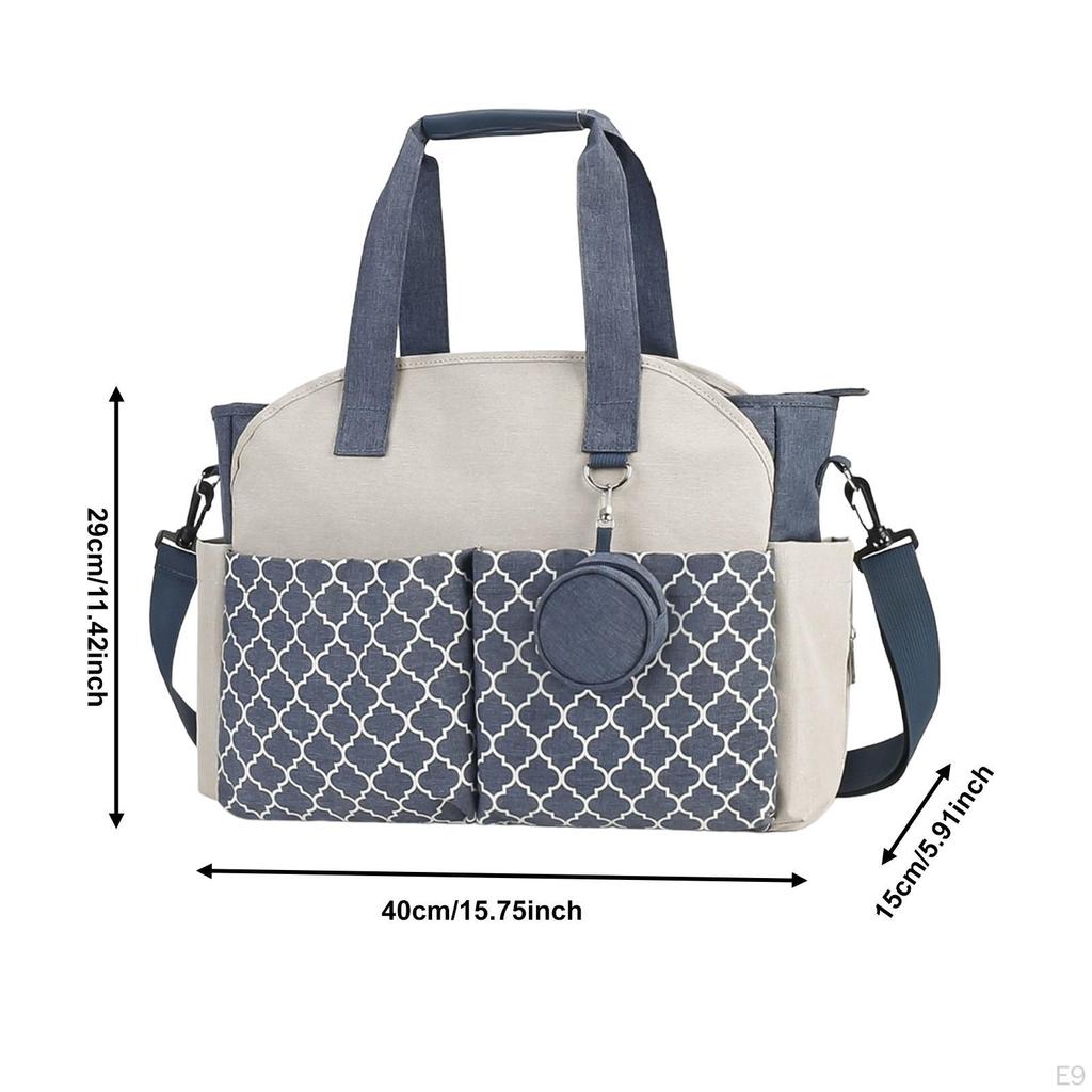 Wickeltasche für Mama, tragbar mit Schultergurt, Aufbewahrungsorganizer, Windel für Outdoor-Aktivitäten