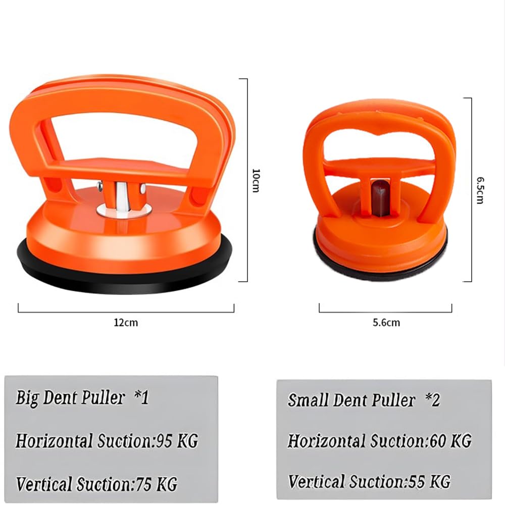 Car Dent Powerful Car Dent Dent Removal Dent Repair Puller for Car Dent and Object Movement 3-Pack Puller, Remover, Kit, Repair, Screens, Glass, Tile,