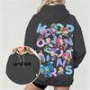 Felpe da donna alla moda KPop Demon Hunters Print Felpe Pullover Casual Felpa da esterno Felpe per bambini Top Abbigliamento da esterno