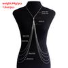 European and American jewelry, exaggerated sexy spice girl imitation pearl multi-layer body chain, nightclub chest chain, street shot waist chain for 