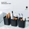 Removable Bamboo Tray Electric Toothbrush Holder Makeup Brush Storage Box Bathroom Organizer for Toothpaste Accessories