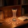 Creative Curvy Waist Crystal Table Lamp Touch Control Romantic Atmosphere Night Light Decorative Gift Lamp for Bedroom Bedside