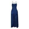 2026 French Long Dress Slim-fitting Waist Skirt Polka-dot Slim-fitting Pleated Skirt Pendulum Suspender Dress