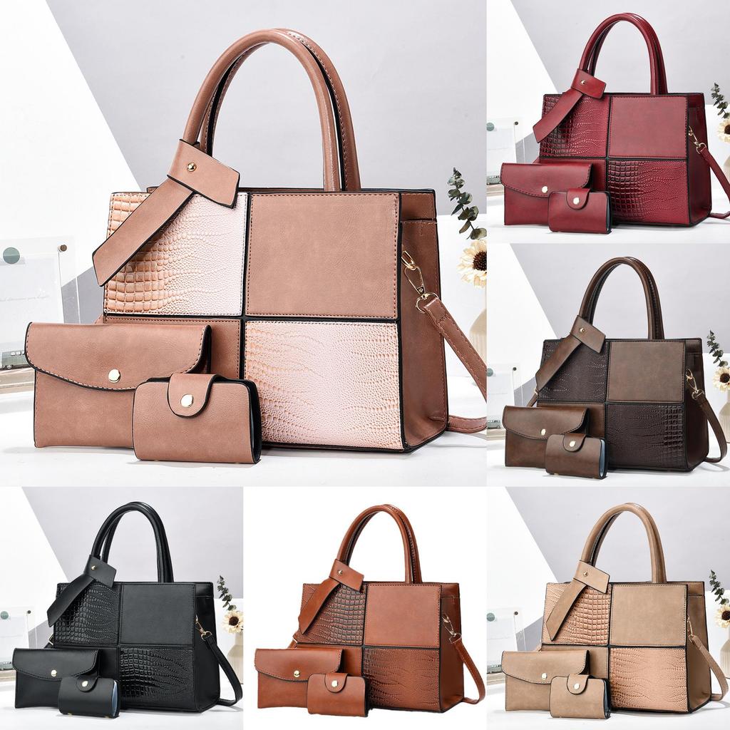 Fashionable Pu Handbag With Piping And Internal Pockets For Casual Outings