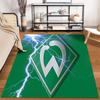 Green Lightning Logo Designed floor mat, suitable as a non-slip mat for the living room or bedroom sofa