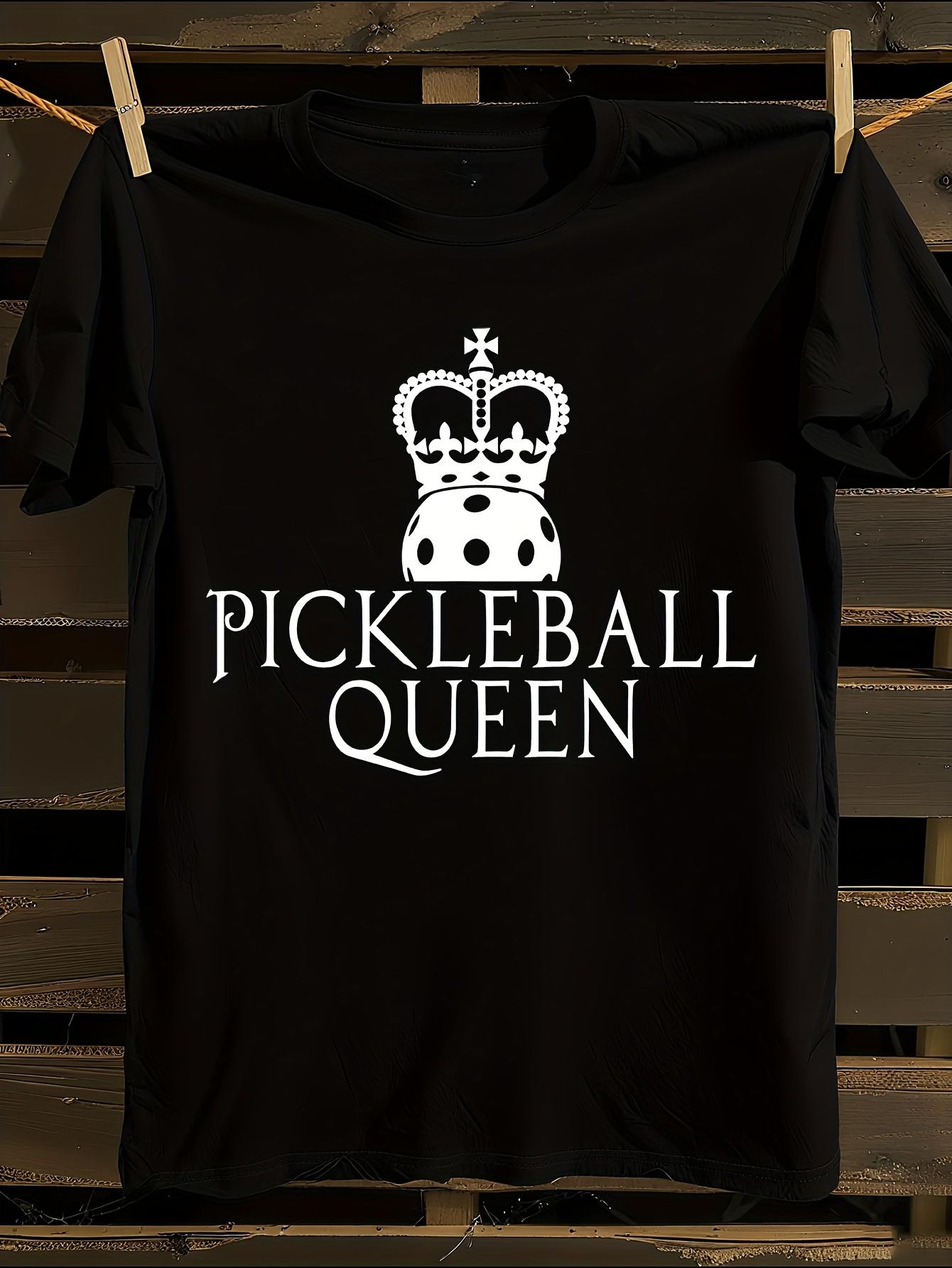 Funny Pickleball Queen Graphic T-shirt S