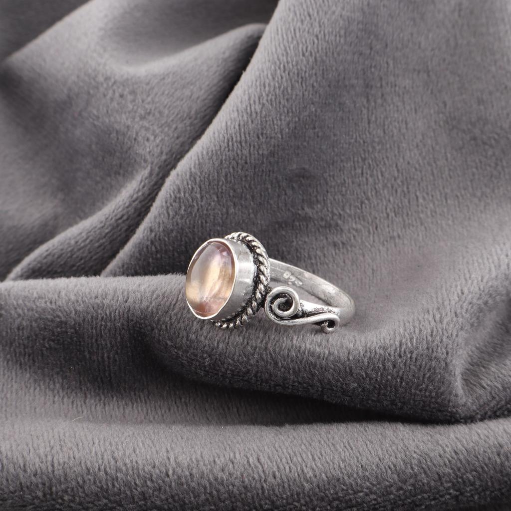 Ametrine Jewelry, Handmade 925 Sterling Silver Ring, Handmade Spiritual Ring, Amazing Ametrine Jewelry For Women