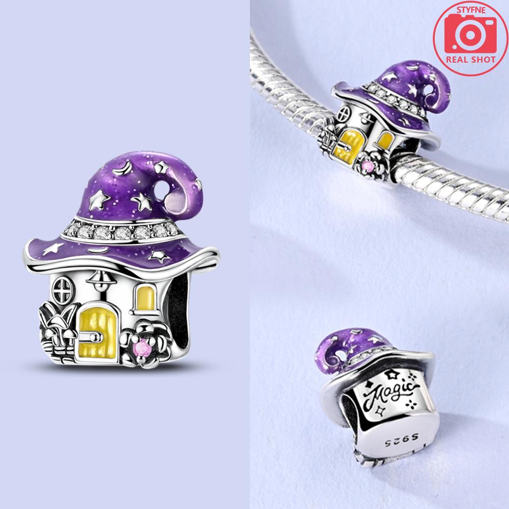 Original Magic Hat Star Cat Penguin Charms Copper Motorbike Beads Fit Bracelet Women Jewelry Making Diy Gift