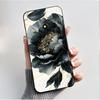 Coque de téléphone imprimée pour Itel A16 / A16PLUS / A23 / ITEL Alpha Lite Funda Coque Souple en Silicone Noir Coque Fleurie Mignonne Capa