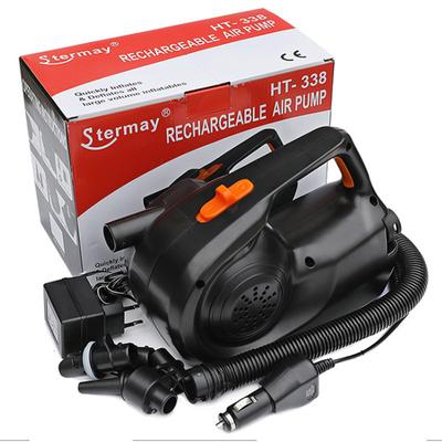 Dual Purpose Electric Rechargeable Inflatable Air Pump for Fishing Boat