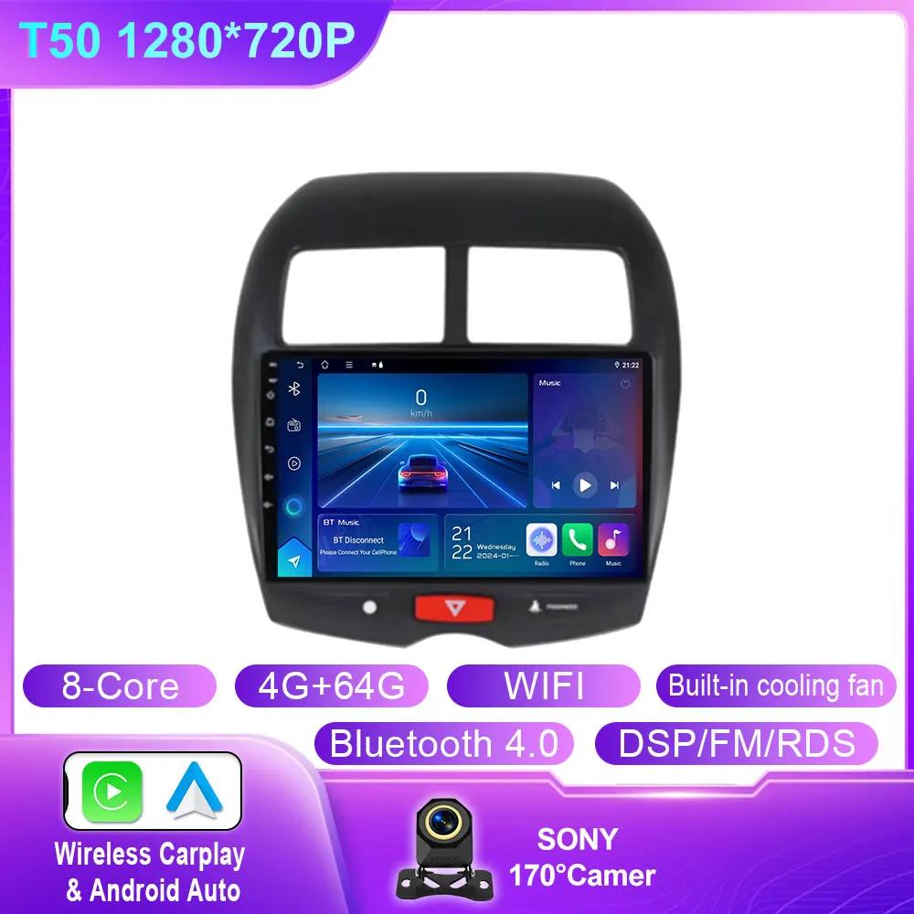 Android Carplay For Mitsubishi ASX 1 2010 2011 2012 2013 2014 2015 2016 GPS Car Radio Multimedia Video Player Stereo No 2din DVD