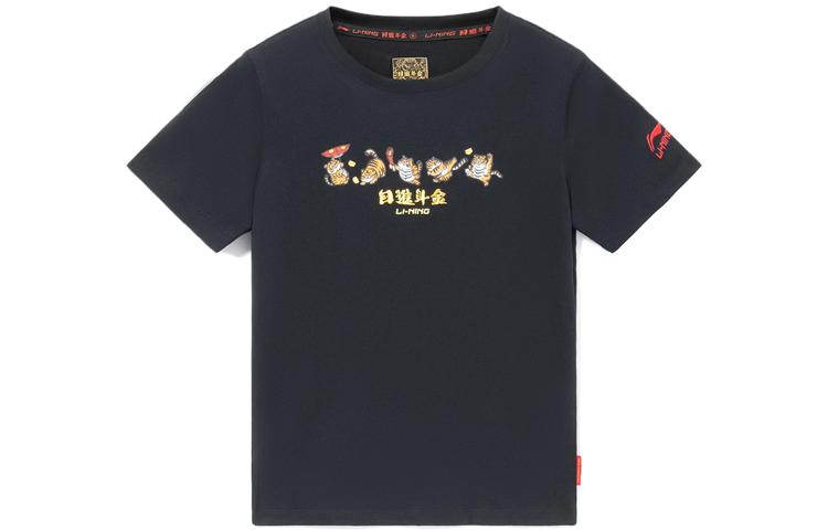 Li Ning Sports Trendy Collection Regular T Shirt Women s Black AHSS048-2 M