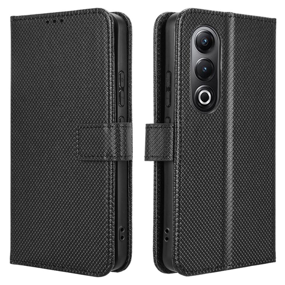 For itel S25 4G Case PU Leather Diamond Texture Wallet Phone Cover