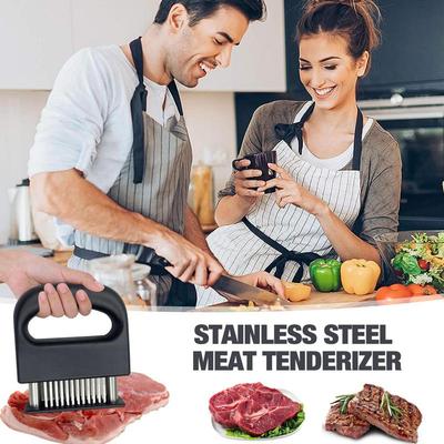 Meat Tenderizer Tool Steak Piercing Needle Tool Meat Piercing Tenderizing Kitchen Gadget For Chicken Pork Turkey Fish Beef