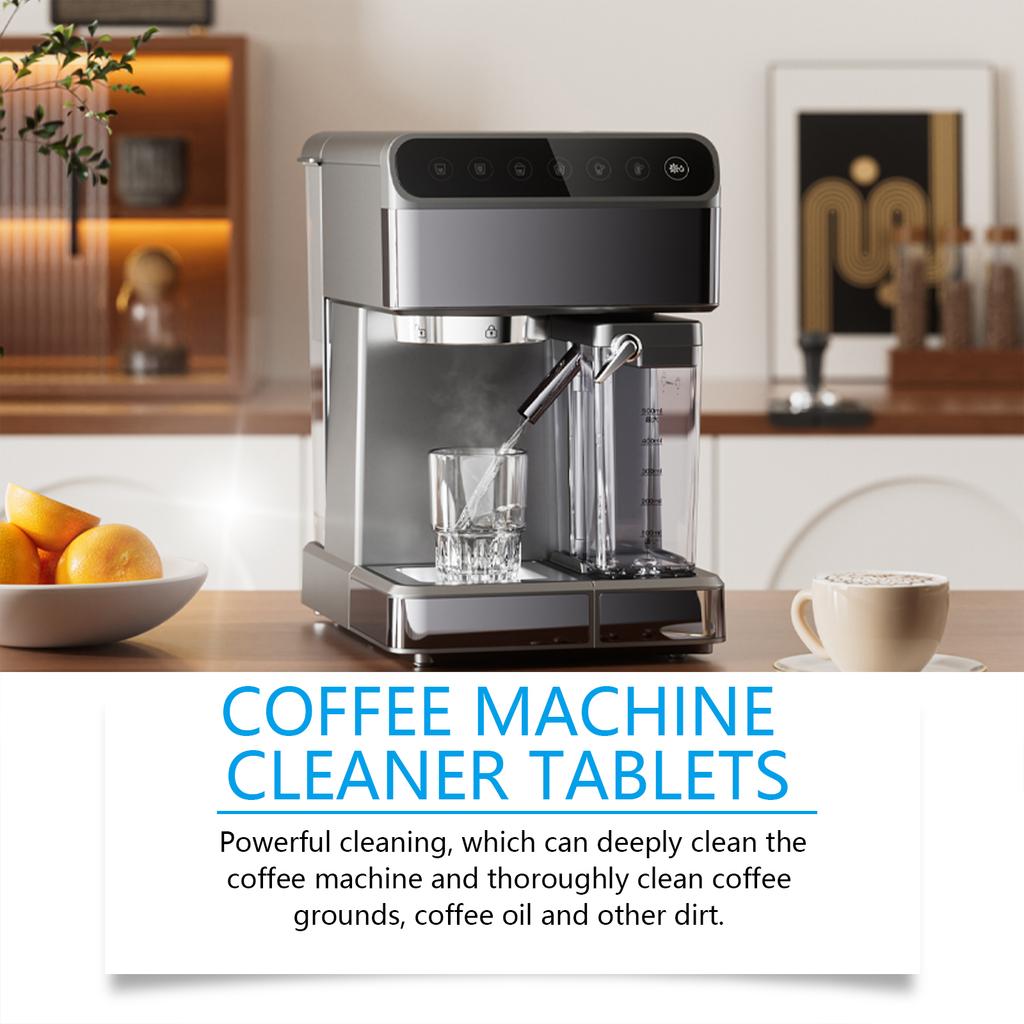 Coffee Machine Cleaning Effervescent Tablets–2-in-1 Descaling&Cleaning,Extends Machine Lifespan,Suitable for Home&Commercial Use