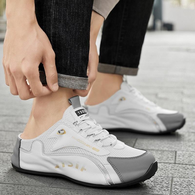 39-48large Size High Quality Bag Head Half Tray Men Shoes One Pedal Casual Men Shoes Comfort Fad Trendy Sandals Sandalias Hombre