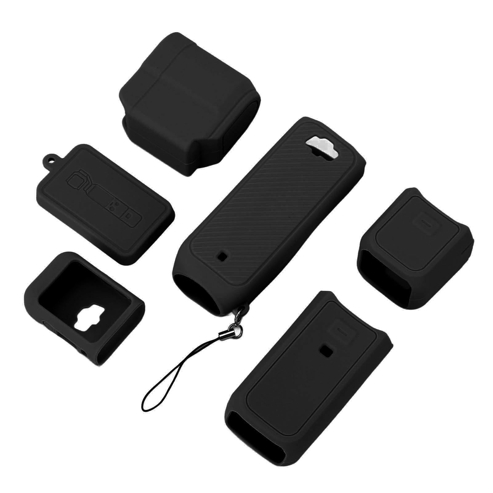 

Силиконовый защитный чехол для карманной камеры, мягкий, с точным расположением отверстий, защитный чехол для ручной камеры чёрный