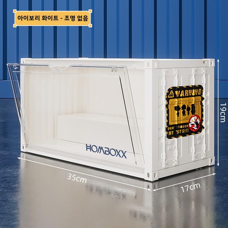 Illuminated Container Blind Box Organizer Dustproof Toys Display Box Nendoroid Magnetic Display Stand Collectibles Display