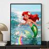 Disney Diamond Art Painting Kit Ariel 5D Diamond Painting Dot Art Home Wall Decor