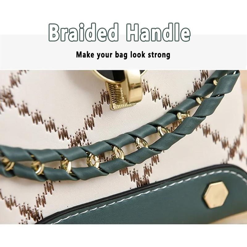 Korean Version of Simple and Fashionable Small Square Bag Fashionable Versatile Shoulder Messenger Bag Trendy Mini Mobile Phone