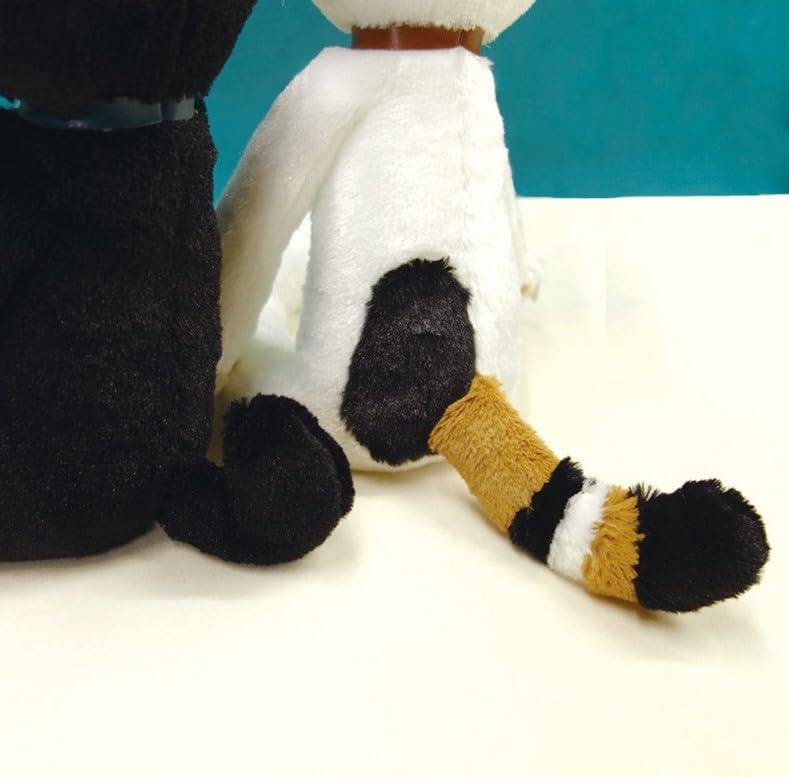 Scratch Plüschtier 38cm Schwarz (L) Katze, Groß,