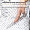 Collapsible Steel Wire Fish Trap & Basket Net for Fishing and Crabbing