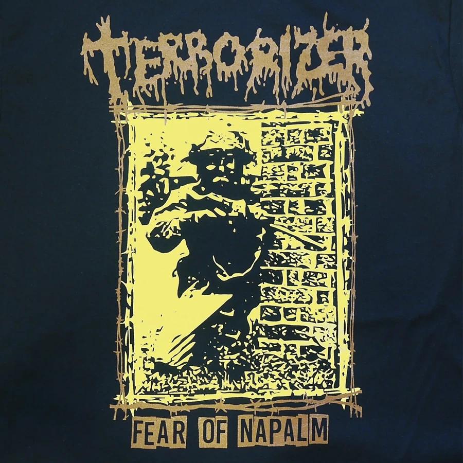 Terrorizer band Fear Of Napalm 100% Cotton T-shirt Mens Tees Top black Unisex All sizes S-5Xl 2F353 4XL