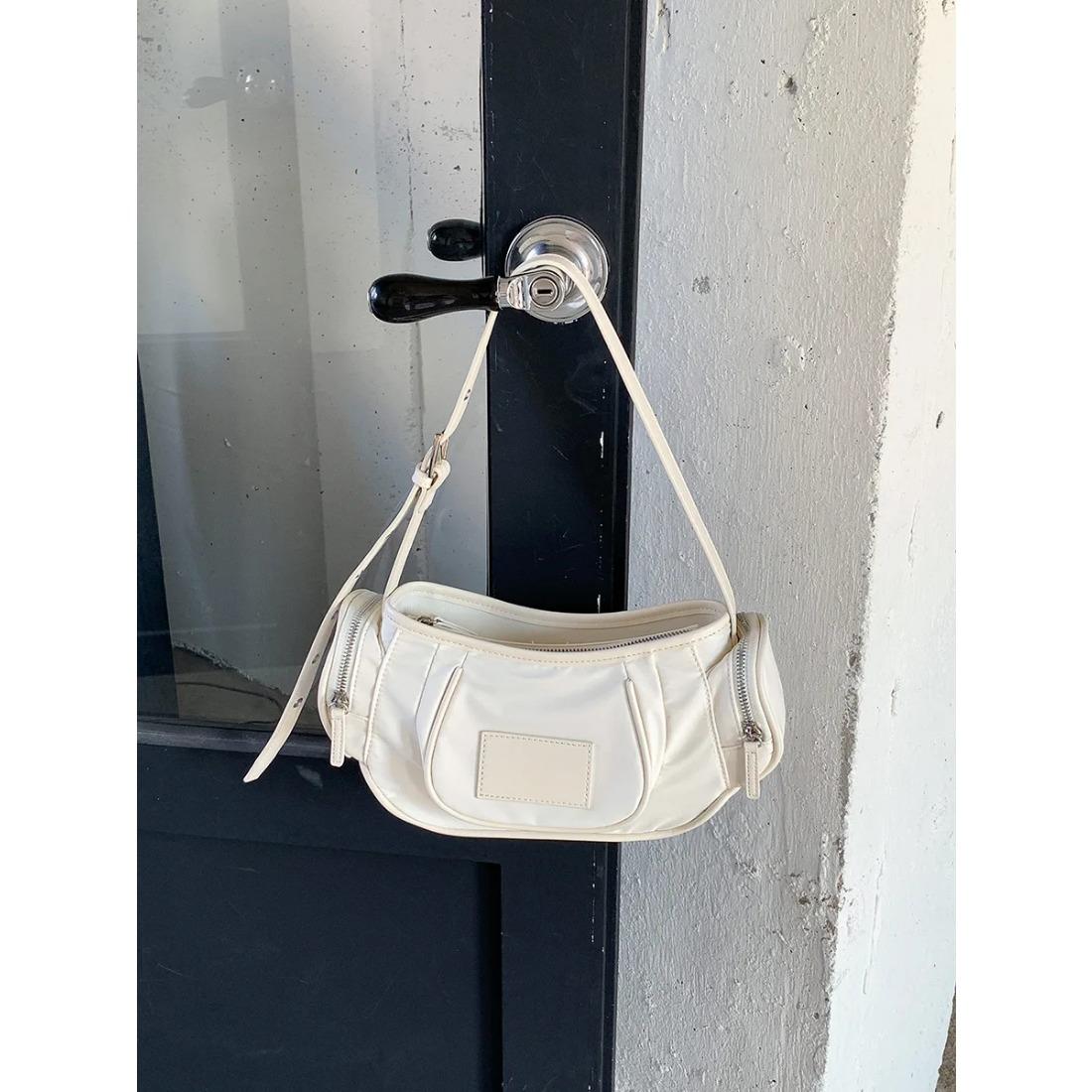 

Женская сумка-хобо через плечо, повседневная нейлоновая нагрудная сумка, поясная сумка-полумесяц, сумка-пояс на плечо