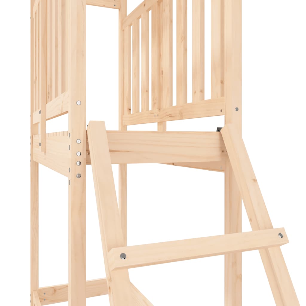 Vidaxl Plac Zabaw Do Ogrodu, 53X110X214 Cm, Lite Drewno Sosnowe