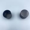28mm Black Vertical Stripe Mouthwash Bottle Cap, Metal-Plastic Screw Design
