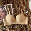 Comic chest thickened underwear women's small breasts gather to show large and thin mold cup no steel ring girl tank cup anti-sagging bra cover
