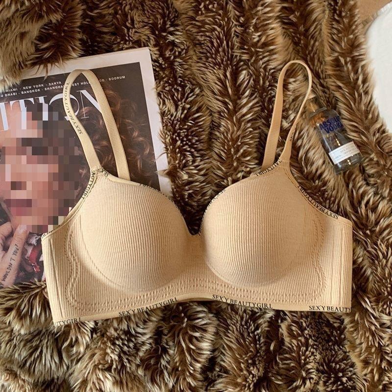 Comic chest thickened underwear women's small breasts gather to show large and thin mold cup no steel ring girl tank cup anti-sagging bra cover