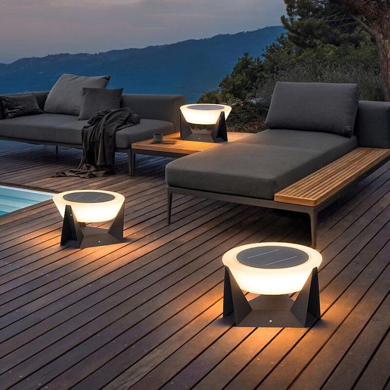 Waterproof Outdoor Solar Pillar Light for Walls, Gates, and Courtyards