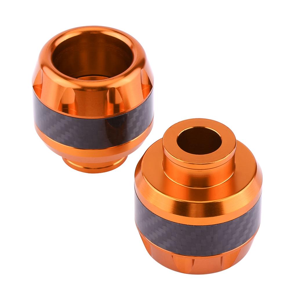 1 Pair of Carbon Motorcycle Front Fork Frame Sliders Crash