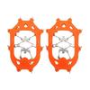Outdoor Winter Hiking Climbing Snow Spikes Crampons Cleats Stainless Steel Ice Gripper Spikes 19 Tooth Ice Claws