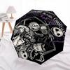 Nightmare Before Christmas Themed Automatic Opening and Closing Umbrella, Brightly Colored 8-rib Portable Umbrella, Suitable for Men and Women, A Perf