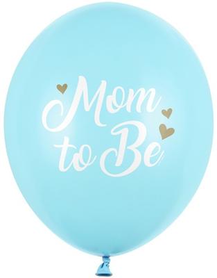 Mom To Be Balloons, Pastel Blue, 30Cm, 1Pc